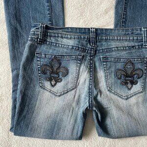 Y2K Embellished Pocket Jeans